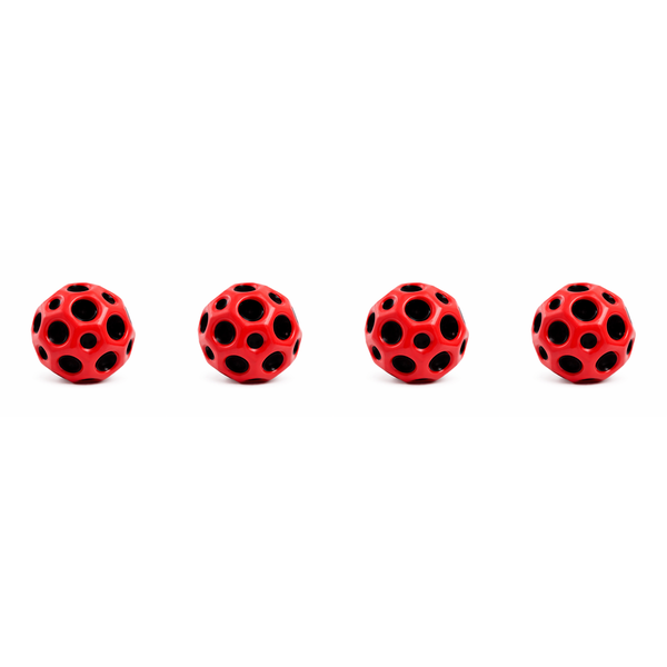 Interactive High Bounce Hole Balls - 4 Pack