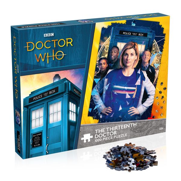 Dr Who Thirteenth Doctor and The Doctors 1000 Piece Puzzle Bundle