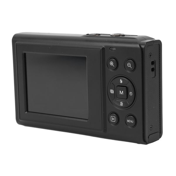 4K 44MP Pocket Camera, 16x Digital Zoom, Travel Vlogging, Black