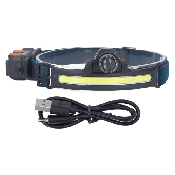 Cob Flood Light Sensor Induction Headlamp Type C Charging Outdoor