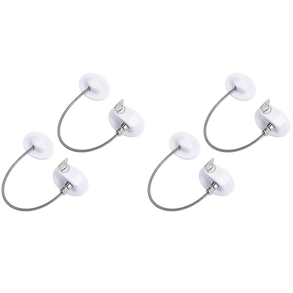 2 Pcs Fridge Lock For Kids Freezer Lock Used In Refrigerator Door