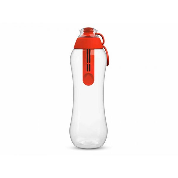 PearlCo Water Bottle with Filter Cartridge 0,5 Litre – Red