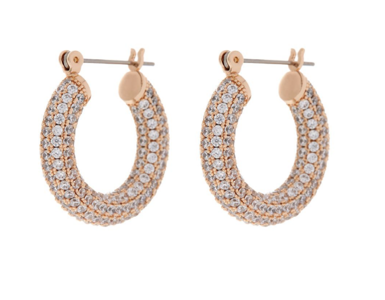 Stella Luna Sunday Hoop- Clear Rosegold