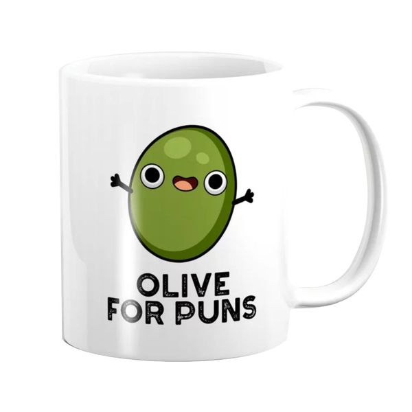 Pappa Joe Mug - Olive For Puns