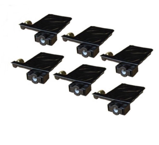 UV Ink Dampers 4mm for EPSON DX5/XP600, with Lock Nuts and O-Rings (Black)