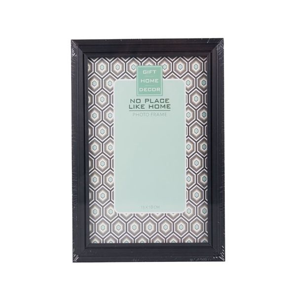 Bulk Pack x 6 Black Finish Photo Frame 13 x 18cm