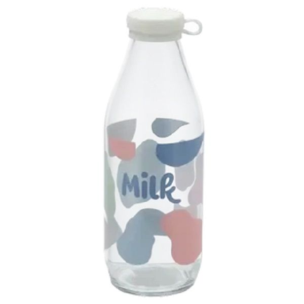 2 Glass Milk Bottle 1L