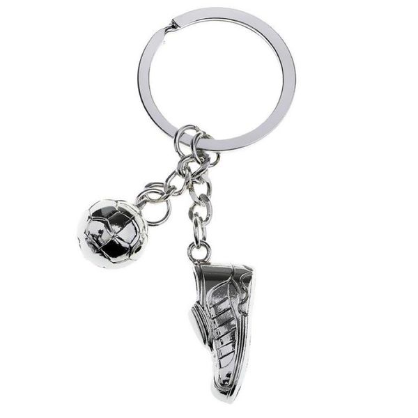 Soccer Enthusiast Shoe &amp; Ball Keychain