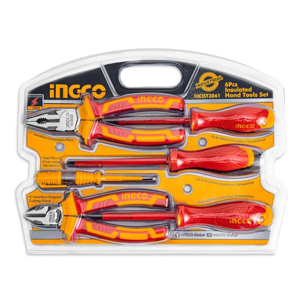 Ingco - Tool Set VDE Blister (6 Piece)