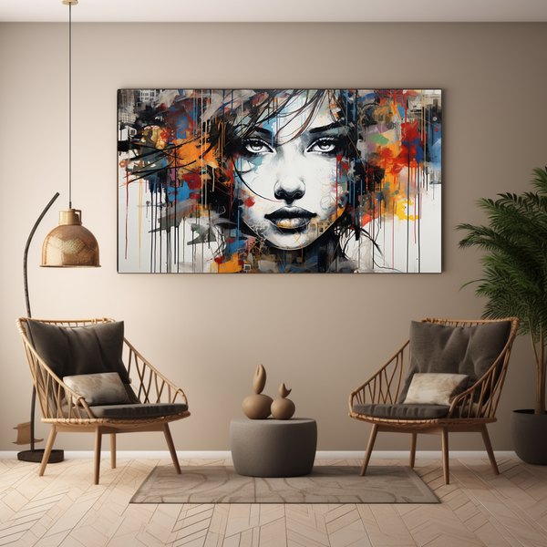 Canvas Wall Art - Urban Dreamer Woman - BK0178