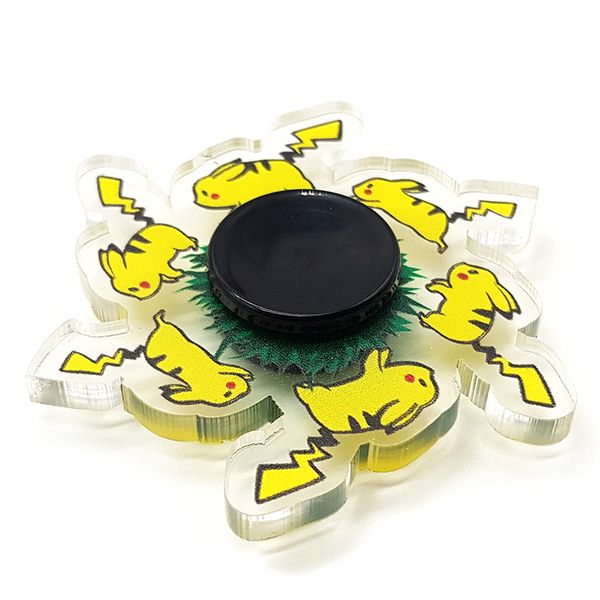 Running Fidget Spinner- Animated Fidget Spinner-Pokémon Pikachu Agility