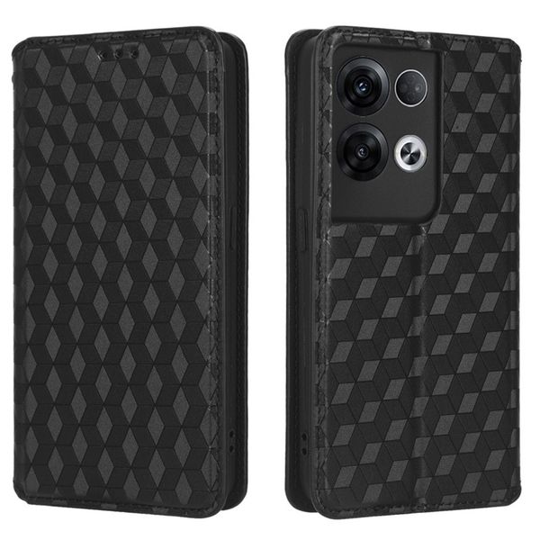 Flip Cover Compatible With Oppo Reno8 Pro Shockproof Leather Cover