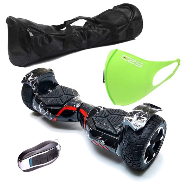 Self Balance Scooter8.5" Hoverboard-Off-Road-Foglights-Remote-Bag- Lighting
