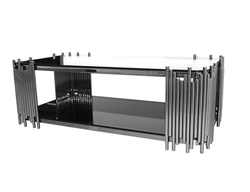 Silver Glass Rectangular Coffee Table Shop Today. Get it Tomorrow