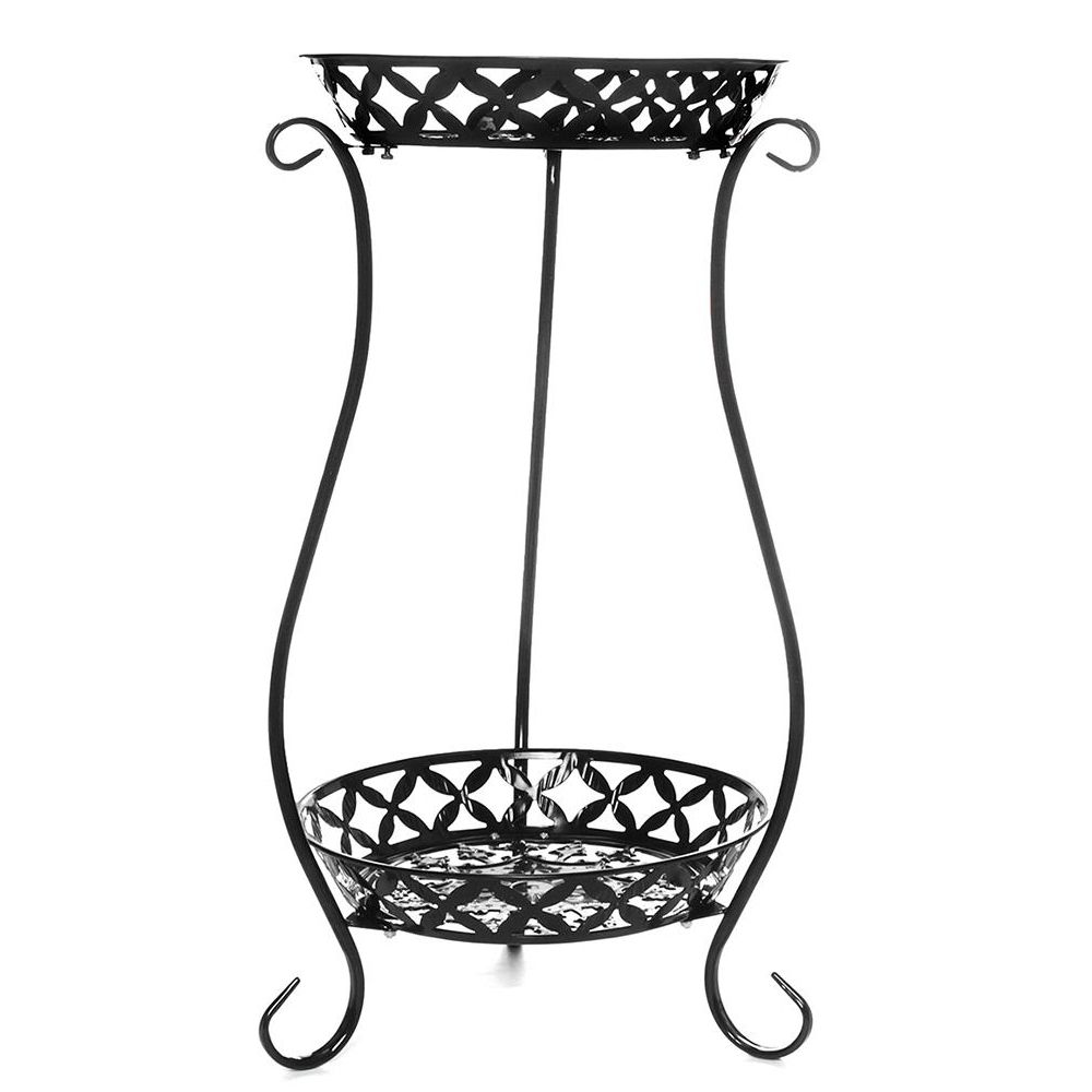 Garden Wrought Iron Metal Flower Pot Stand Detail | Shop Today. Get it ...