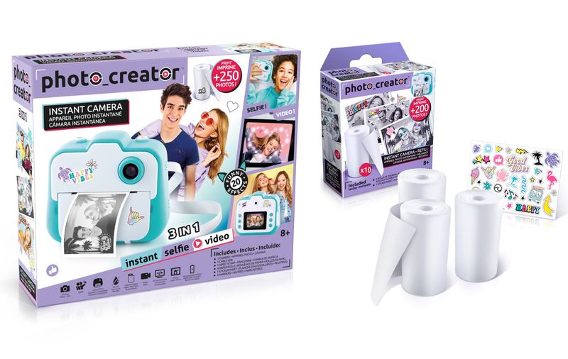 Photo Creator Camera &amp;10 Refill Rolls Bundle