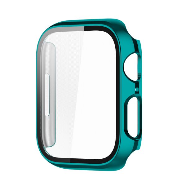 Emerald Green Case with Glass Compatible with Apple Watch Series 9/8/7 45mm