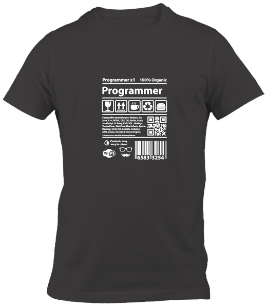 TUP White T-Shirt - Programmer