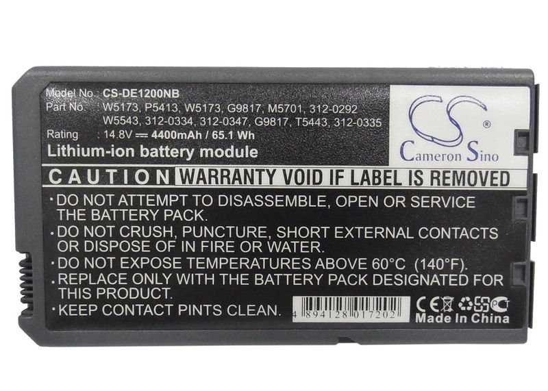 DELL Inspiron 1000/1200/2200;Latitude 110L replacement battery