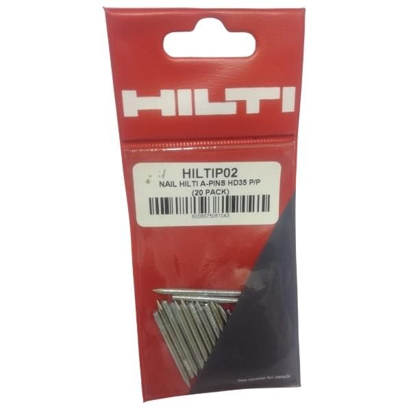 HILTI APins Nail HD35 P/P 20 Piece Shop Today. Get it Tomorrow