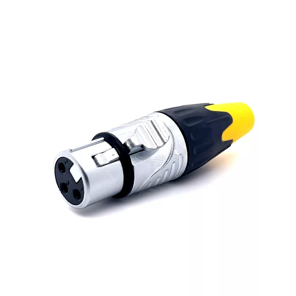 Cyberdyne XLR Canon Female Connector - Pro Series Metal Audio Adapter
