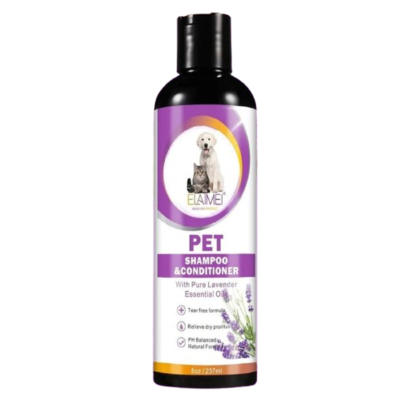 Pet Cat Dog Shampoo And Conditioner With Pure Lavender Essential Oils