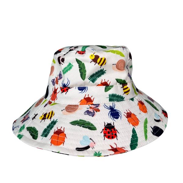Kids Bucket Sun Hat Garden Bugs