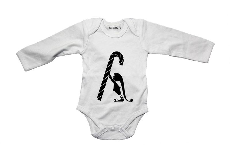Candy Cane Elf! - Baby Grow