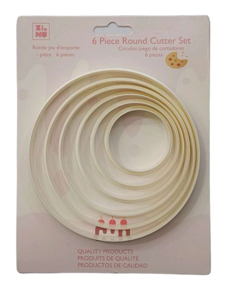 6 Piece Round Cutter Set