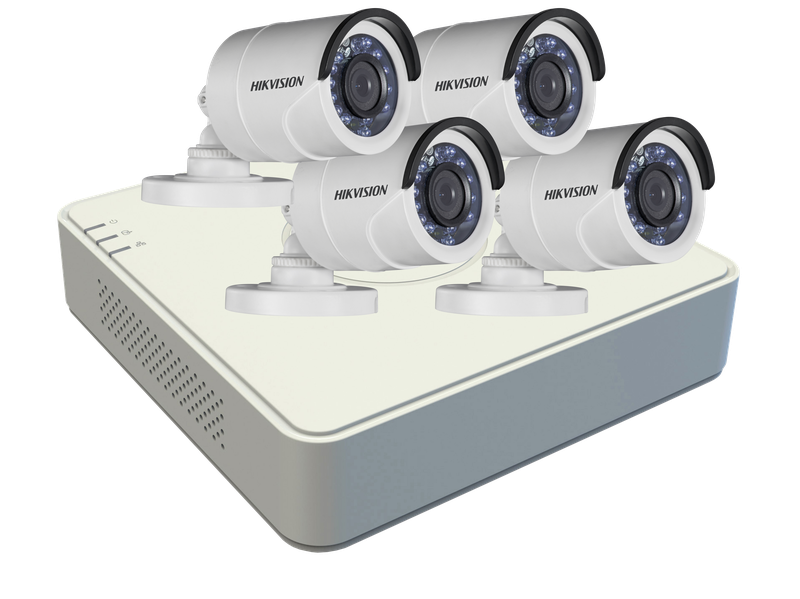 Hikvision 1MP Turbo HD 4 Channel Complete CCTV Kit
