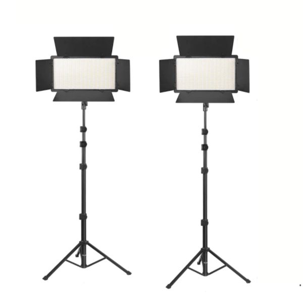 2 Rechargeable Photo &amp; Video LED Light Kit-Pro LED 800