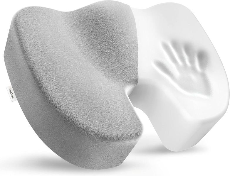 ElecTrek-Non-Slip Orthopedic 100% Memory Foam Coccyx Seat Cushion
