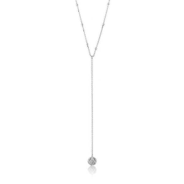 Ania Haie Deus Y Necklace - Rhodium