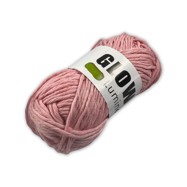 Glow-in-the-Dark Wool, 50g, Pink