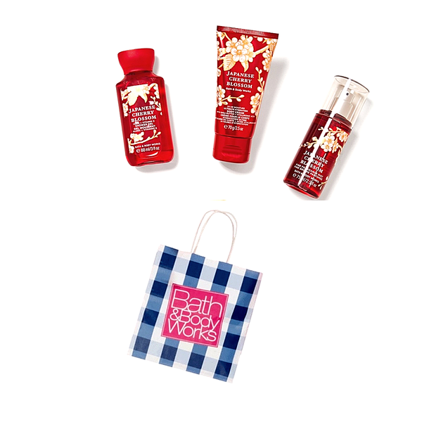 Bath &amp; Body Works Japanese Cherry Blossom Mini Gift Set (Parallel Import)