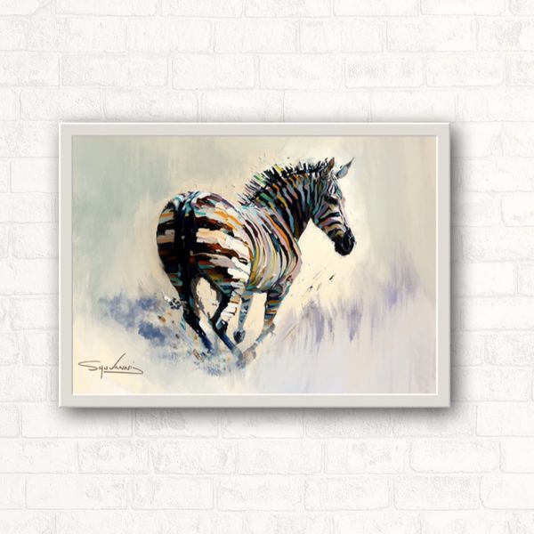 Shuvanni African Wildlife Art - Framed Canvas Prints - Wall Art Elephants