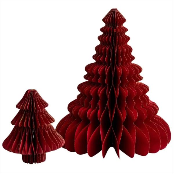 Mini Christmas Tree 3D Paper Decoration Christmas Photo Props Decoration Ne