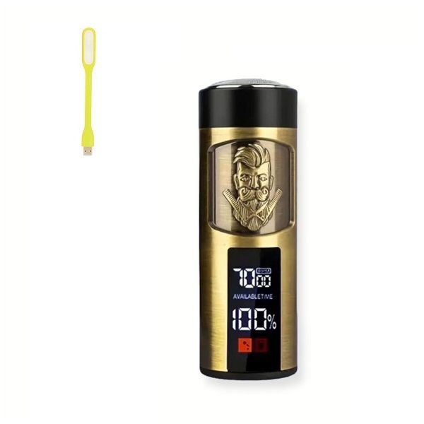 Portable Smooth Shaver With LED Display + USB Light
