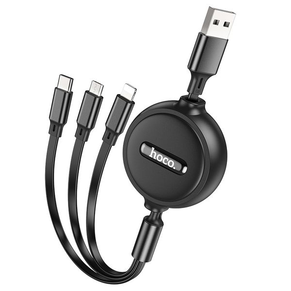 3-in-1 Charging Cable - USB to Micro, Type-C, Lightning | Hoco X75