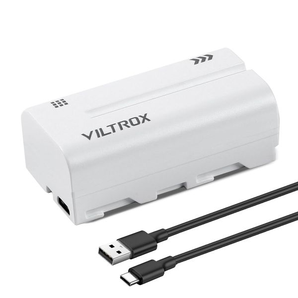 Viltrox NP-F550 (2200mAh) Battery with USB-C "on-battery" Charging Port