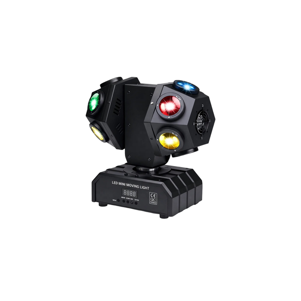 LED Ball Moving Head - 360 Rotate, RGB, Party