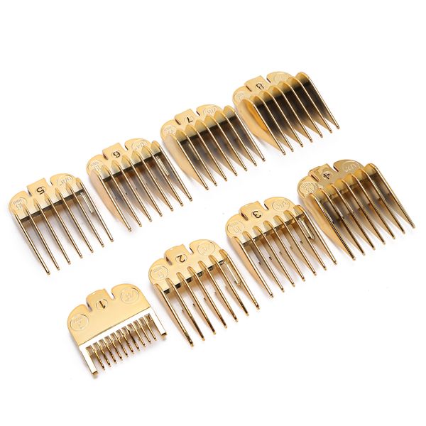 Haircut Limit Comb Set 8 Piece for Gold Clipper