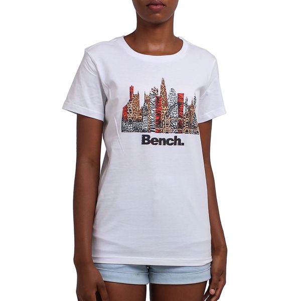 Bench-Womens-City Life Ss T-Shirt-White