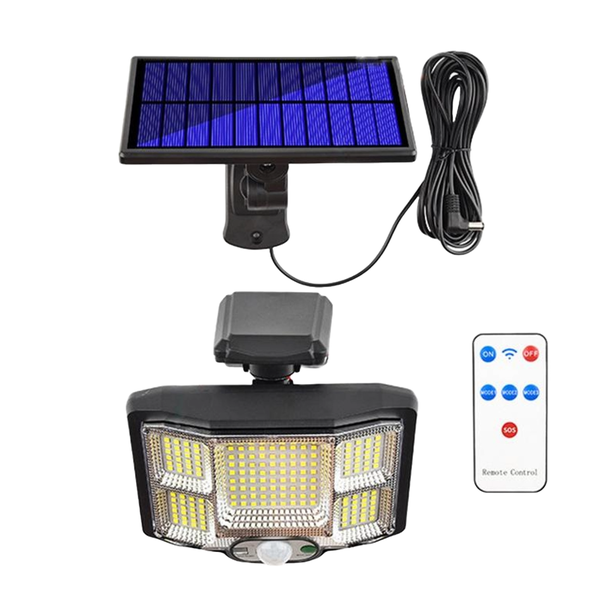 Outdoor Solar Sensor Light with Remote