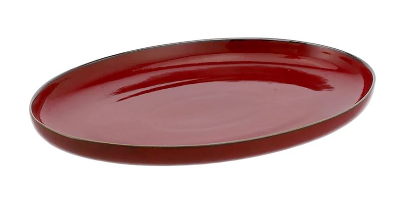 Reactive Glaze Oval Platter