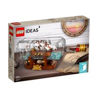 lego 92177 ideas ship in a bottle collectors building set with display stand