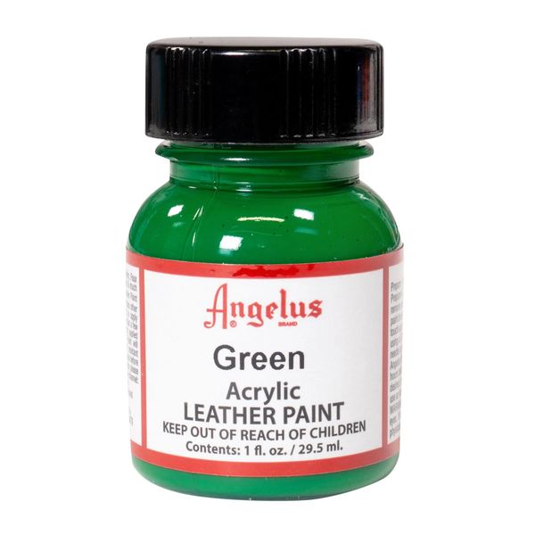 Angelus Acrylic Leather Paint - Green 1oz