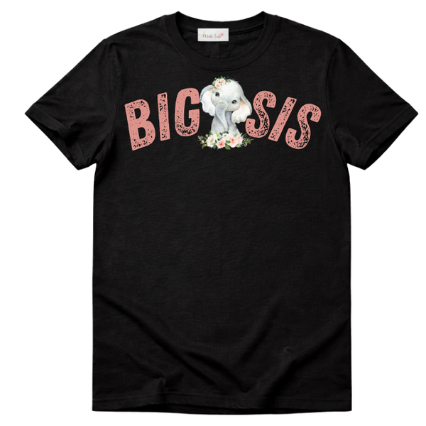 Baby- Sister Short Sleeve Tshirt -Eng-Wild One Girl
