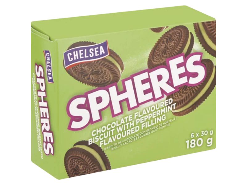 Chelsea chocolate biscuits with a peppermint filling 180g