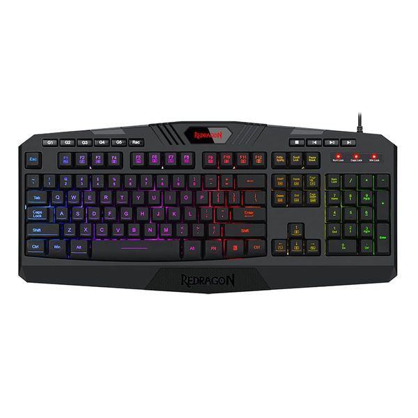 Redragon Harpe - Membrane - RGB - Backlit - Gaming Keyboard - Black
